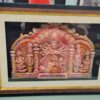 Premium Terracotta Maa Durga Mural Art with Glass Frame | Handcrafted Traditional Indian Wall Décor | 15 × 11 Inch
